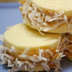 Alfajores estilo argentino