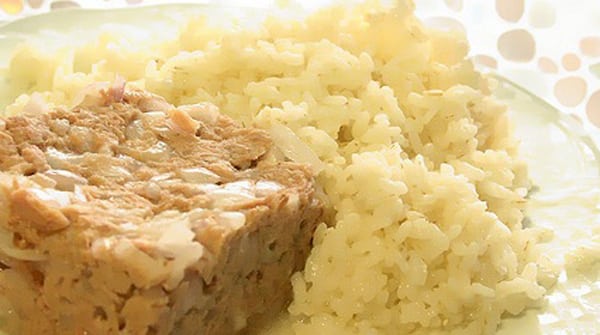 Arroz con Atún Ahumado