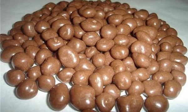 Pasas de Uvas Bañadas en Chocolate