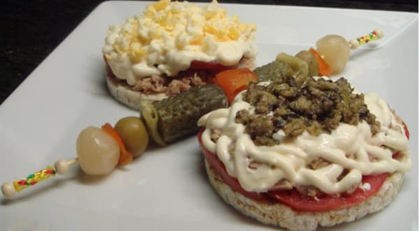 Tostada de Arroz a la Española