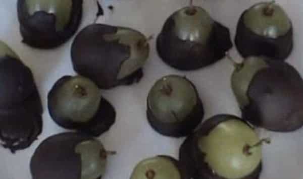 Uvas con Chocolate