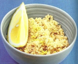 Couscous con limon y perejil