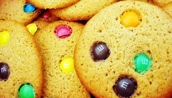 Galletas m&m