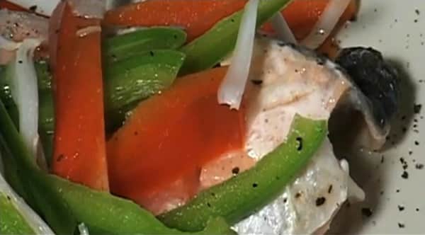 Salmon al Horno con Verduras