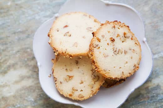Galletas de queso de crema y nueces