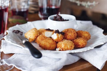 Buñuelos de queso de cabra