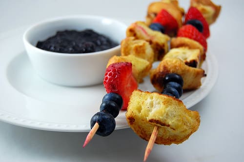 Pinchos para desayuno