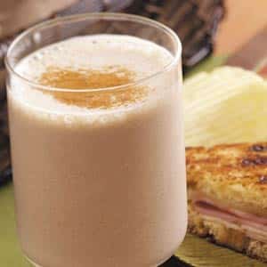 Batido de plátano y café