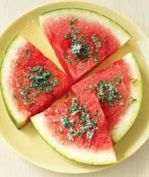 Sandia Fresca con menta y lima