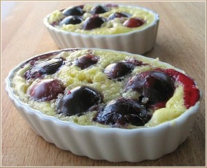 Clafouti de cerezas 