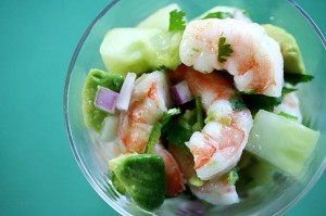 Ceviche de camarones