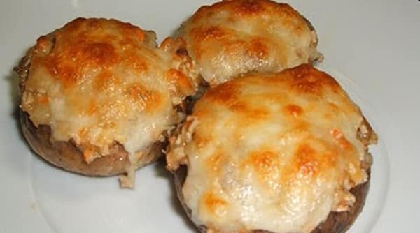 Champiñones Marineros Gratinados