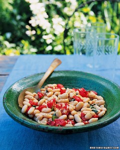 Ensalada de frijoles blancos 