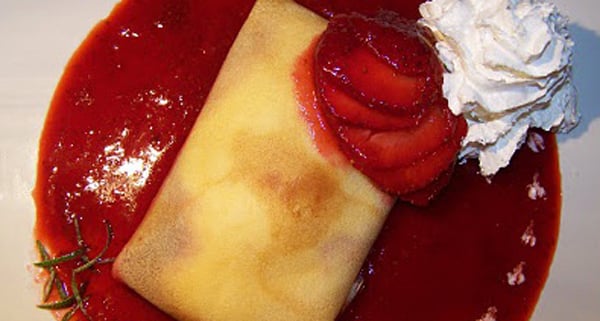 Crepes con Fresas