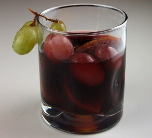 Sangría de uvas 