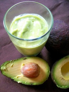 Batido de piña y aguacate