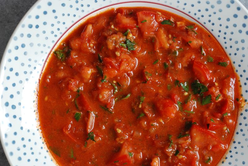 Sopa de tomate marroquí