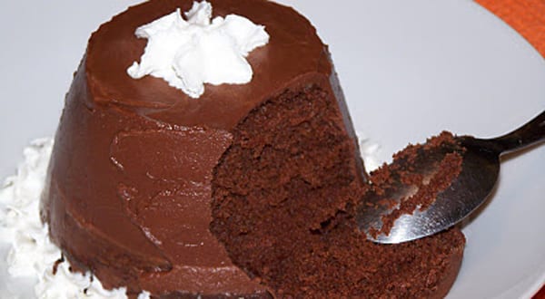 Pudding de Chocolate con Cobertura de Chocolate