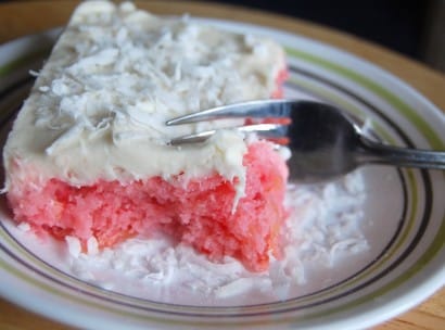 Tarta de fresa y piña