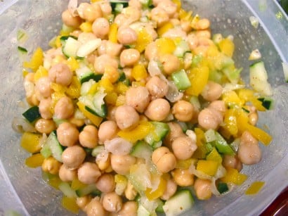 Ensalada de garbanzos