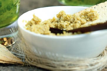 Tapenade de aceituna y lima