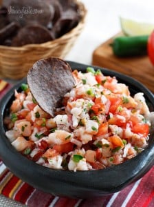 Salsa con camarones