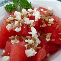 Ensalada de sandia fresca