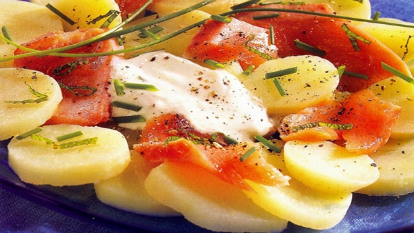 Ensalada de Patatas y Salmón