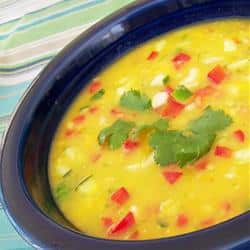 Gazpacho de mango