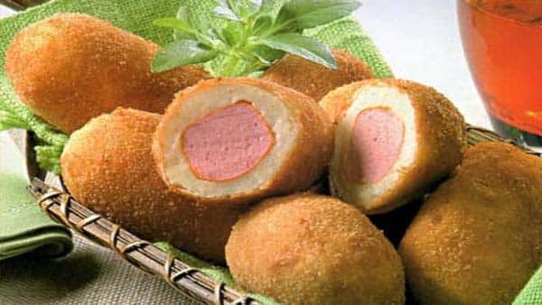 Croquetas Rellenas con Salchichas