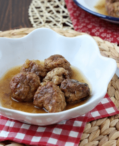 Albondigas de ternera con un toque de manzana 