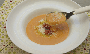 Salmorejo de mango 