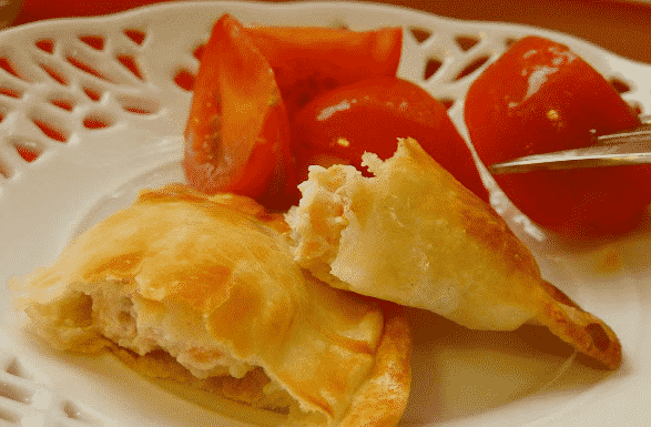 Empanadillas de salmón y queso