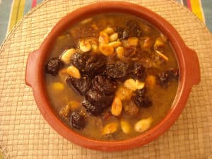 Tajine de ternera con ciruelas