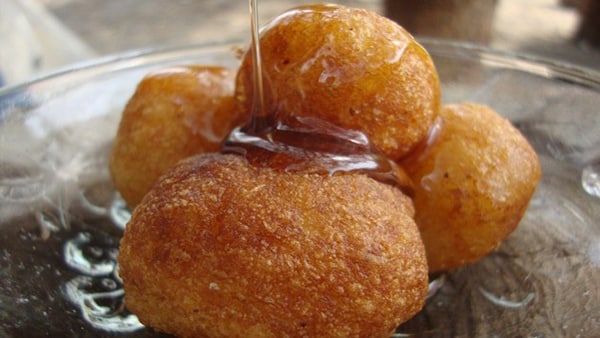 Buñuelos con Caramelo