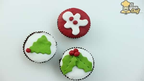 Decoración para Cupcakes Navideños