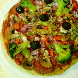 Pizza Integral de Verduras