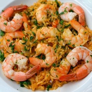 Arroz con Camarones