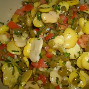 Ensalada de Habas con Nopales