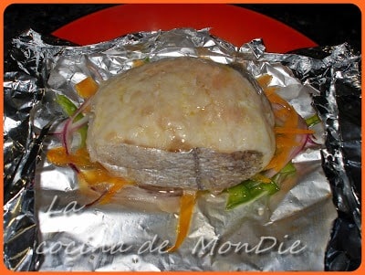 Papillote de merluza