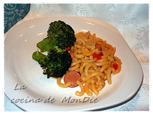 Fideos con brocoli