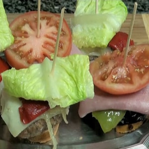 Pinchos de Hamburguesa Española