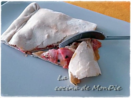 Calzone de rulo de cabra