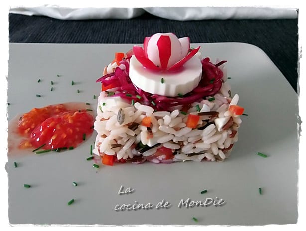 Ensalada de arroz salvaje