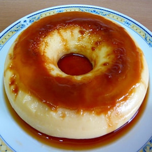 Flan de Galletas al Microondas