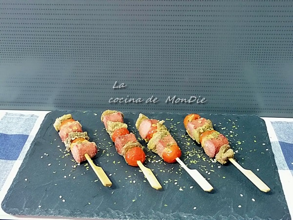 Brocheta estilo Viena