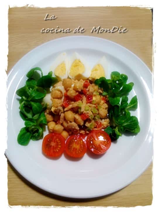 Ensalada de garbanzos