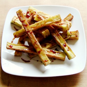 Berenjenas Fritas con Miel de Caña