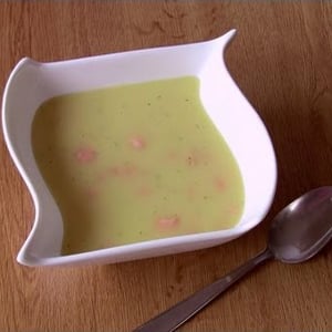 Crema de Patata con Salmón Ahumado