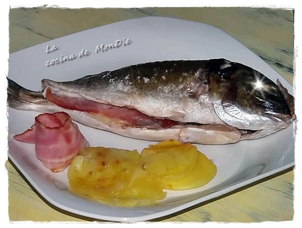 Dorada con jamón